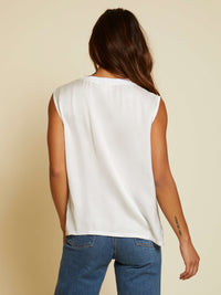 Natalia sateen muscle tank
