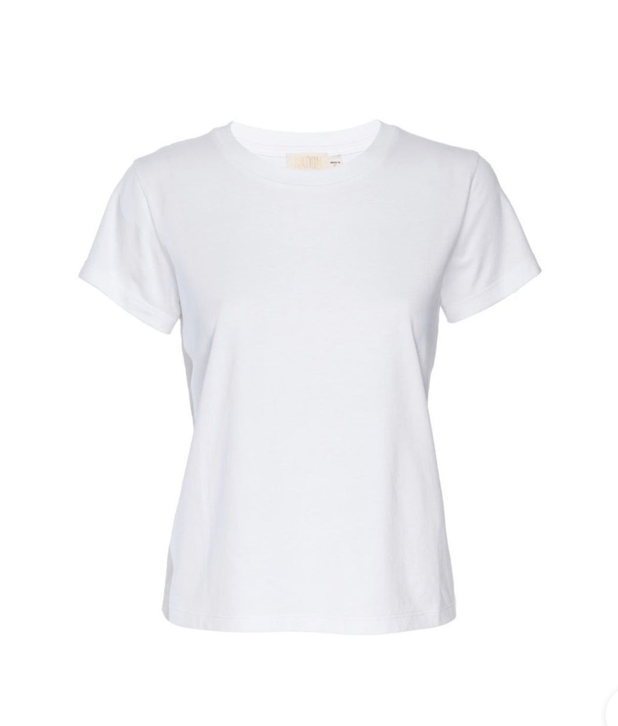 Goldie organic tee - white
