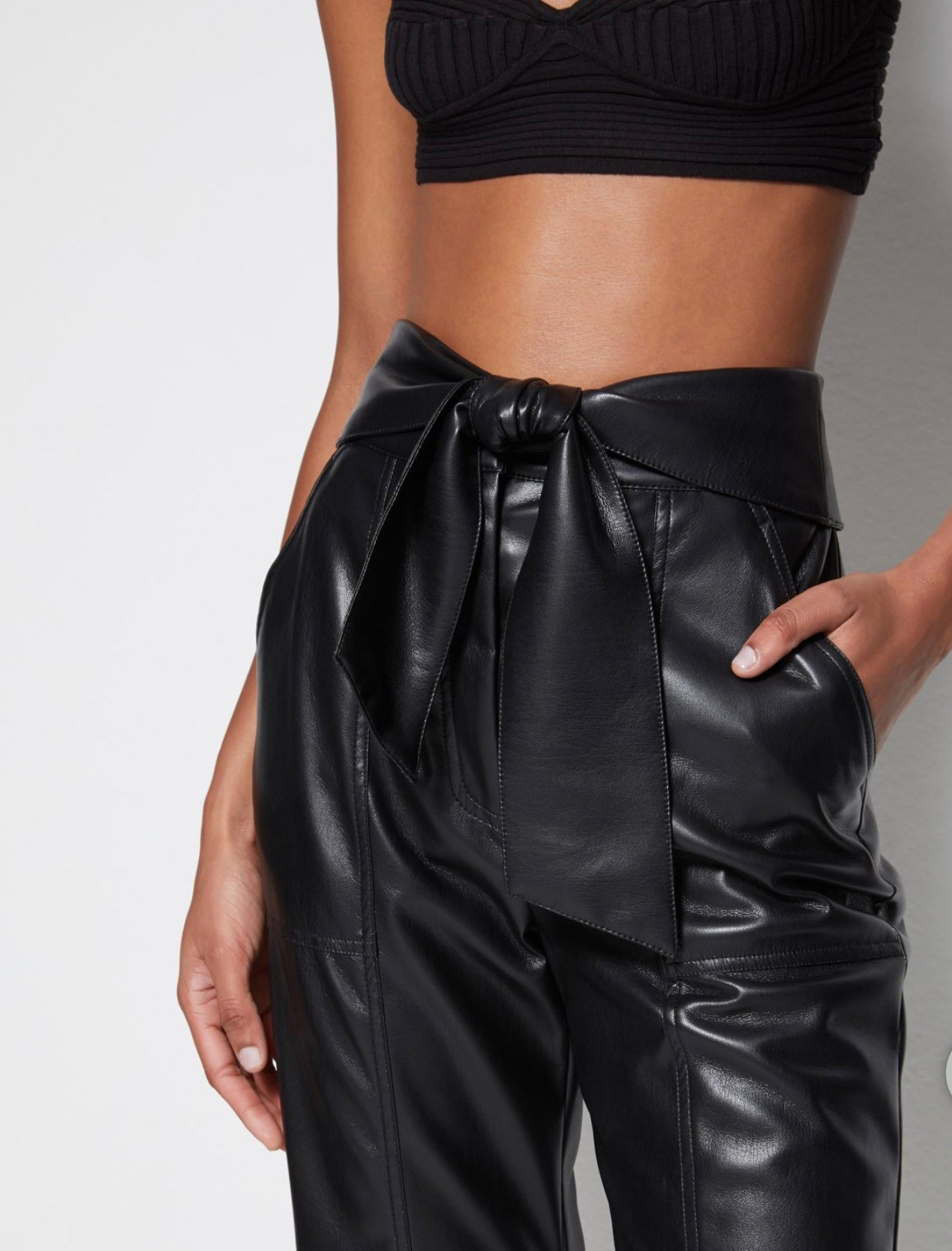 Tessa vegan leather pants