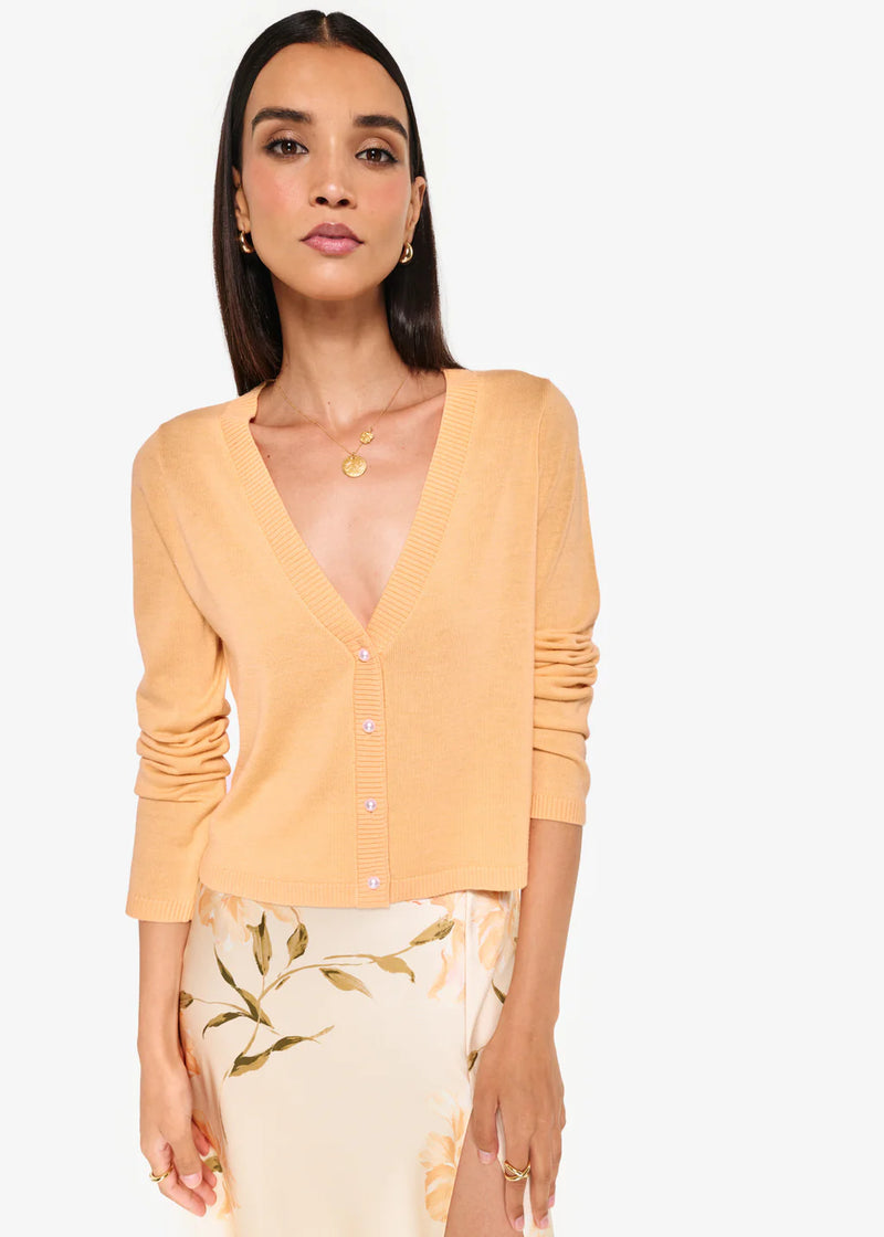 Asti cardigan - cantaloupe