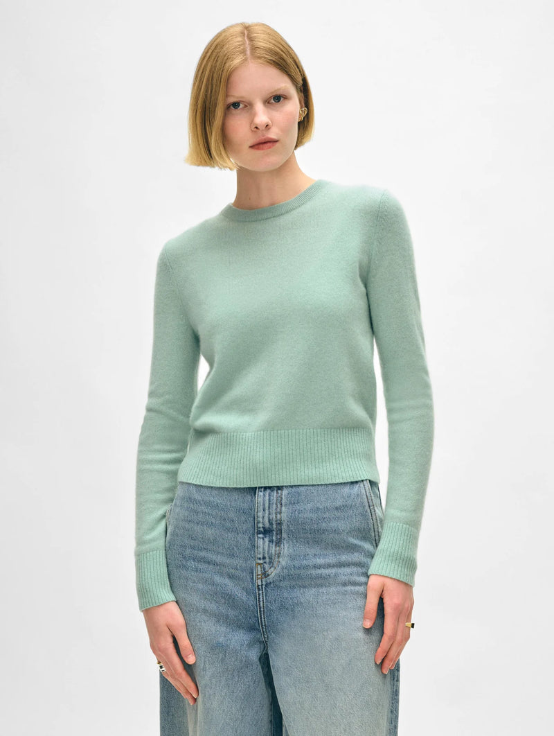 cashmere crop crew - spearmint