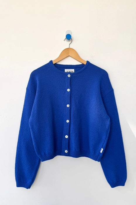 Leila cardigan - cobalt