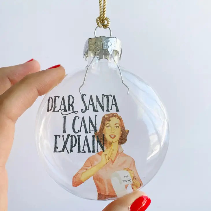 Dear Santa Ornament