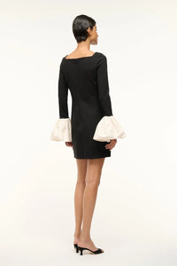 Hawthorne dress- black ivory