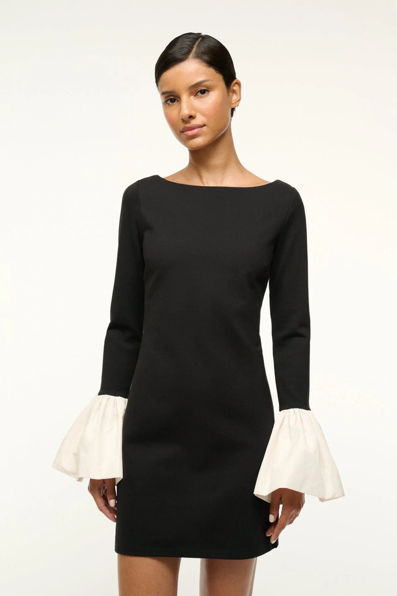 Hawthorne dress- black ivory