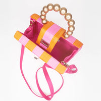 The Louisa pink & orange stripe