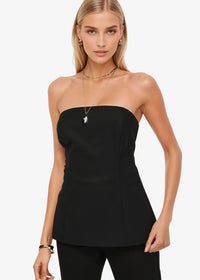 Iliya strapless top - black