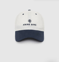 Jeremy cap - navy & ivory
