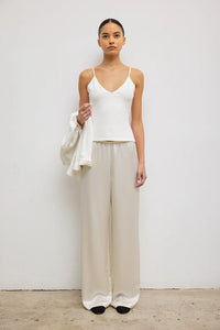 Barb wide leg pant - creme