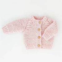 stitch cardigan - blush