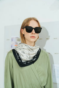 New York in sketches - silk scarf