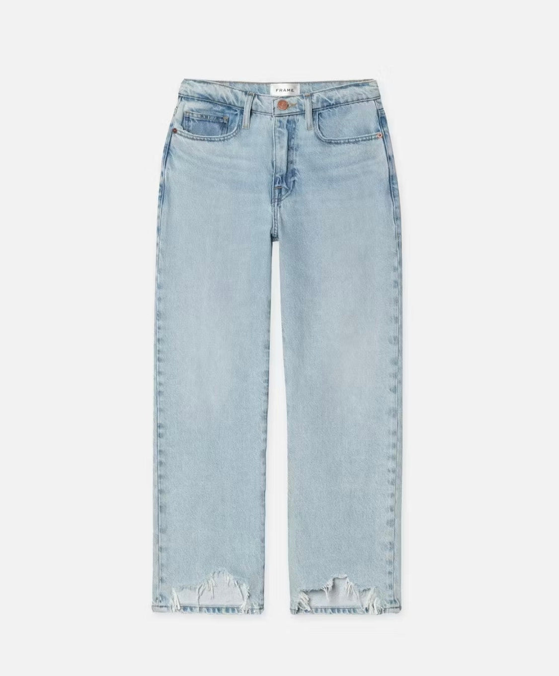 Le Jane crop bite hem - Fizz Indigo