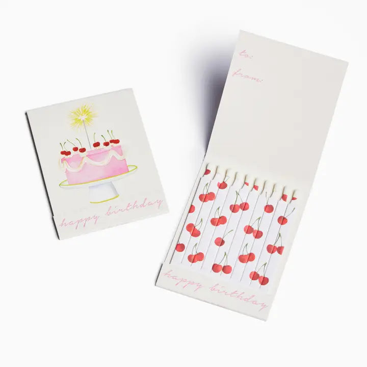 matches b day card