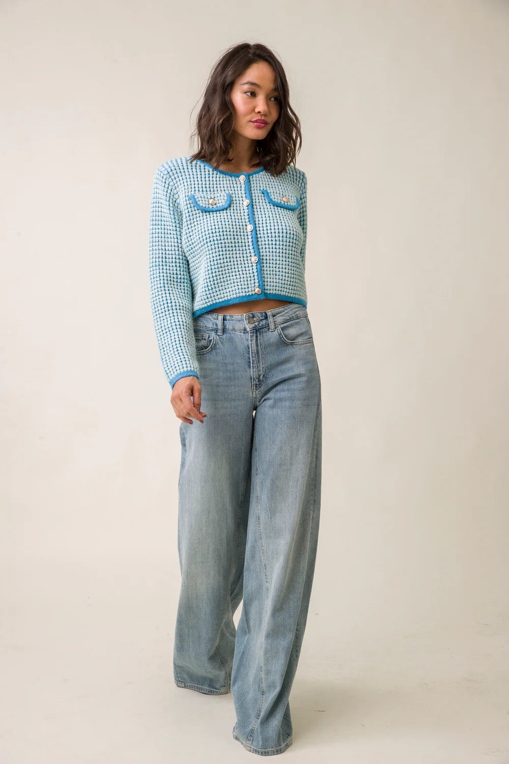 French Blue Cardigan