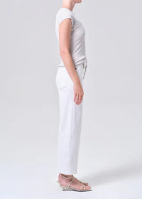 Harper crop - white wash