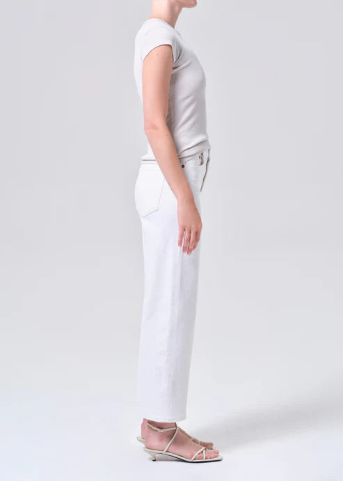 Harper crop - white wash
