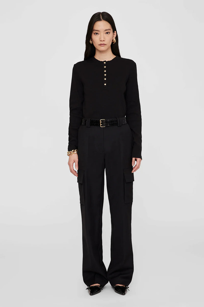 Alessia long sleeve - black
