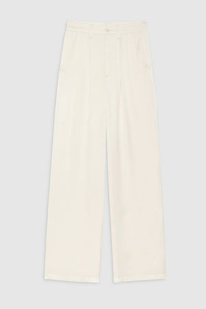 Carrie silk pants - Oyster