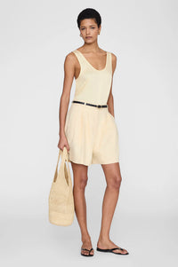 Lea top - butter yellow
