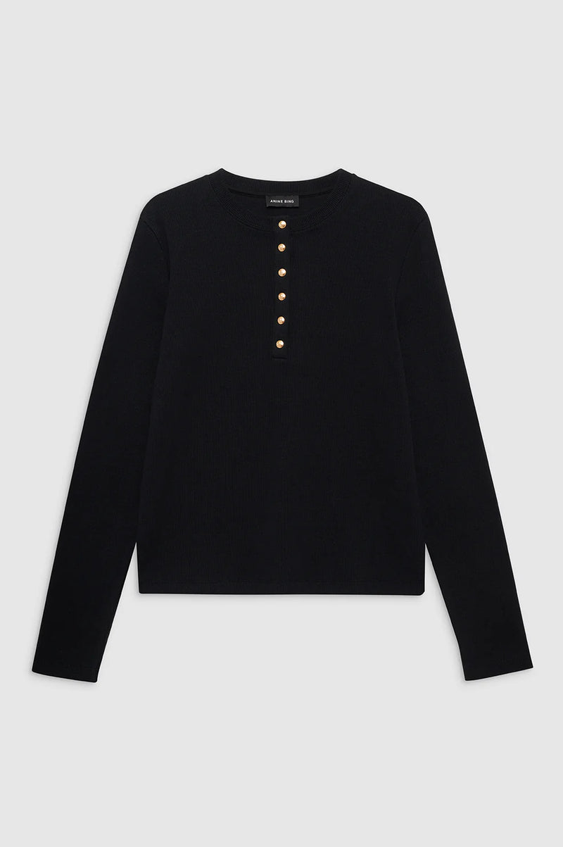 Alessia long sleeve - black