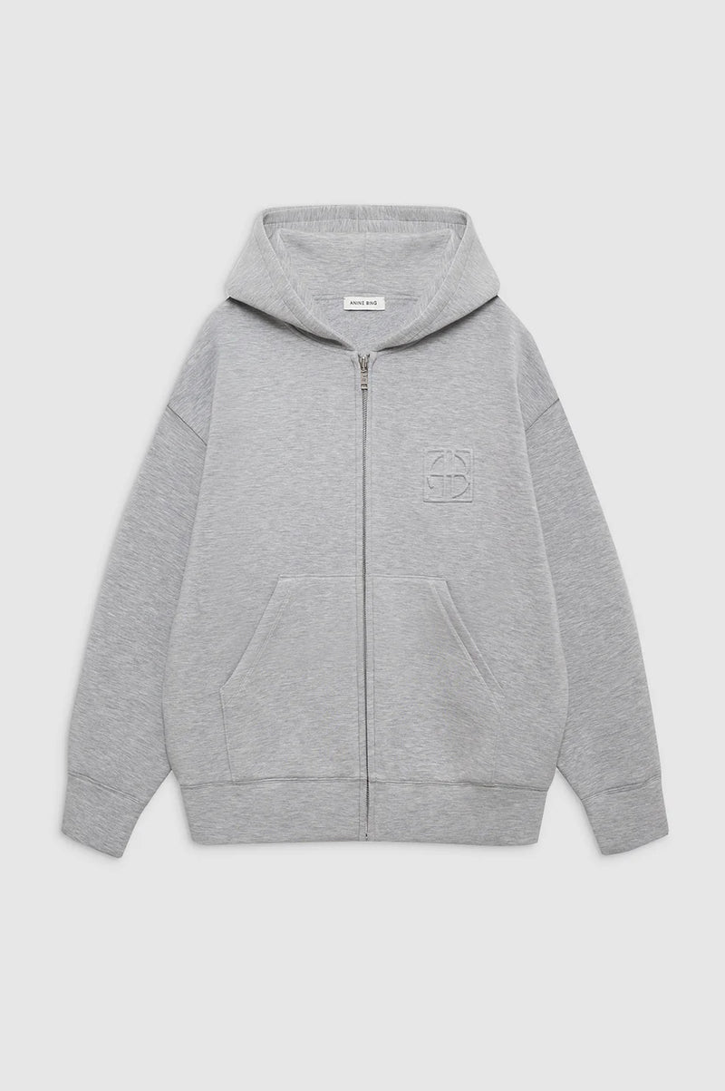Bond zip up hoodie monorgram