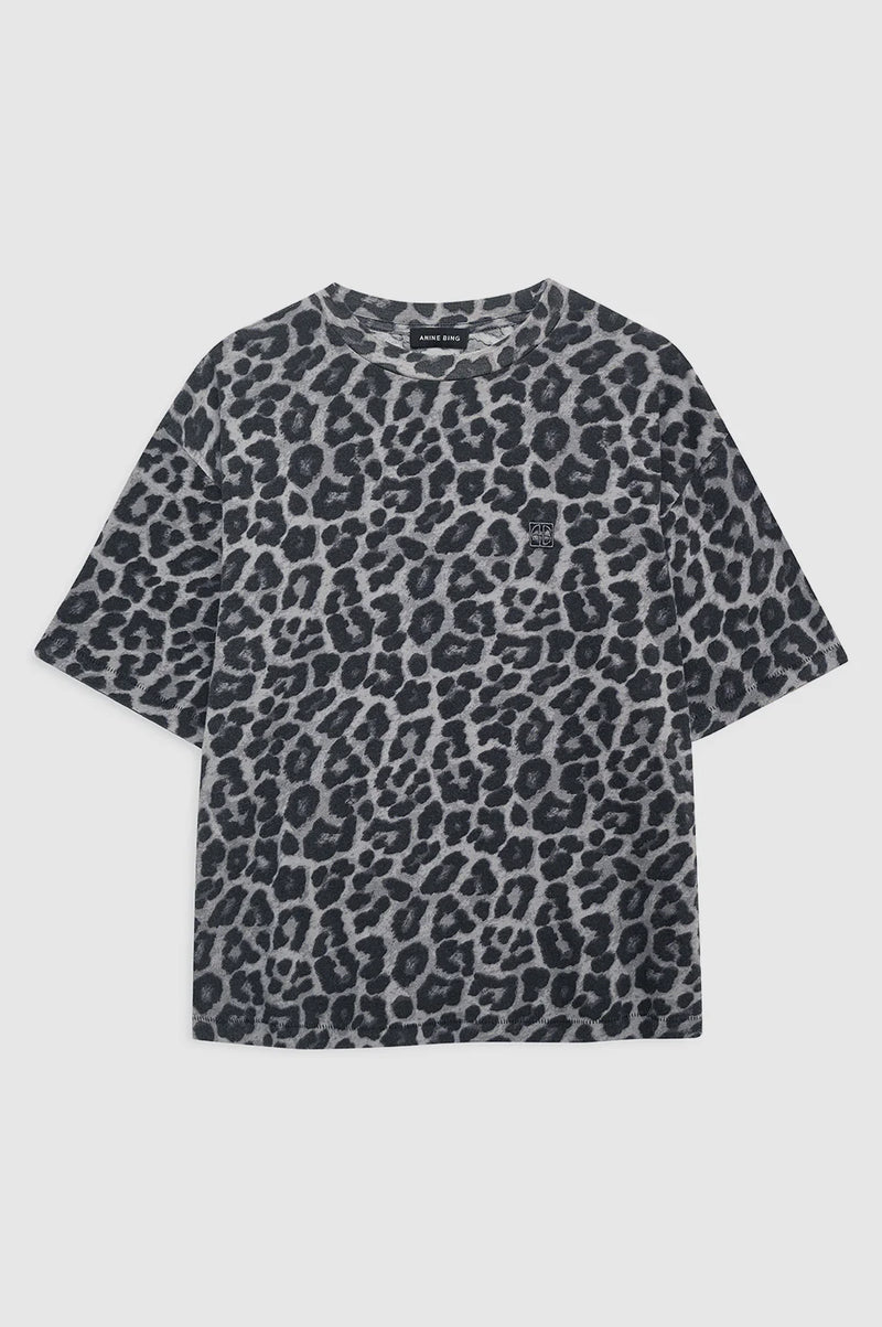 Cohen tee - grey leopard