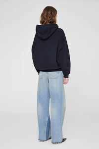 Jaci hoodie letterman - Vintage Black