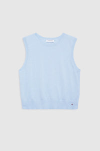 Moni crop tank - pale blue