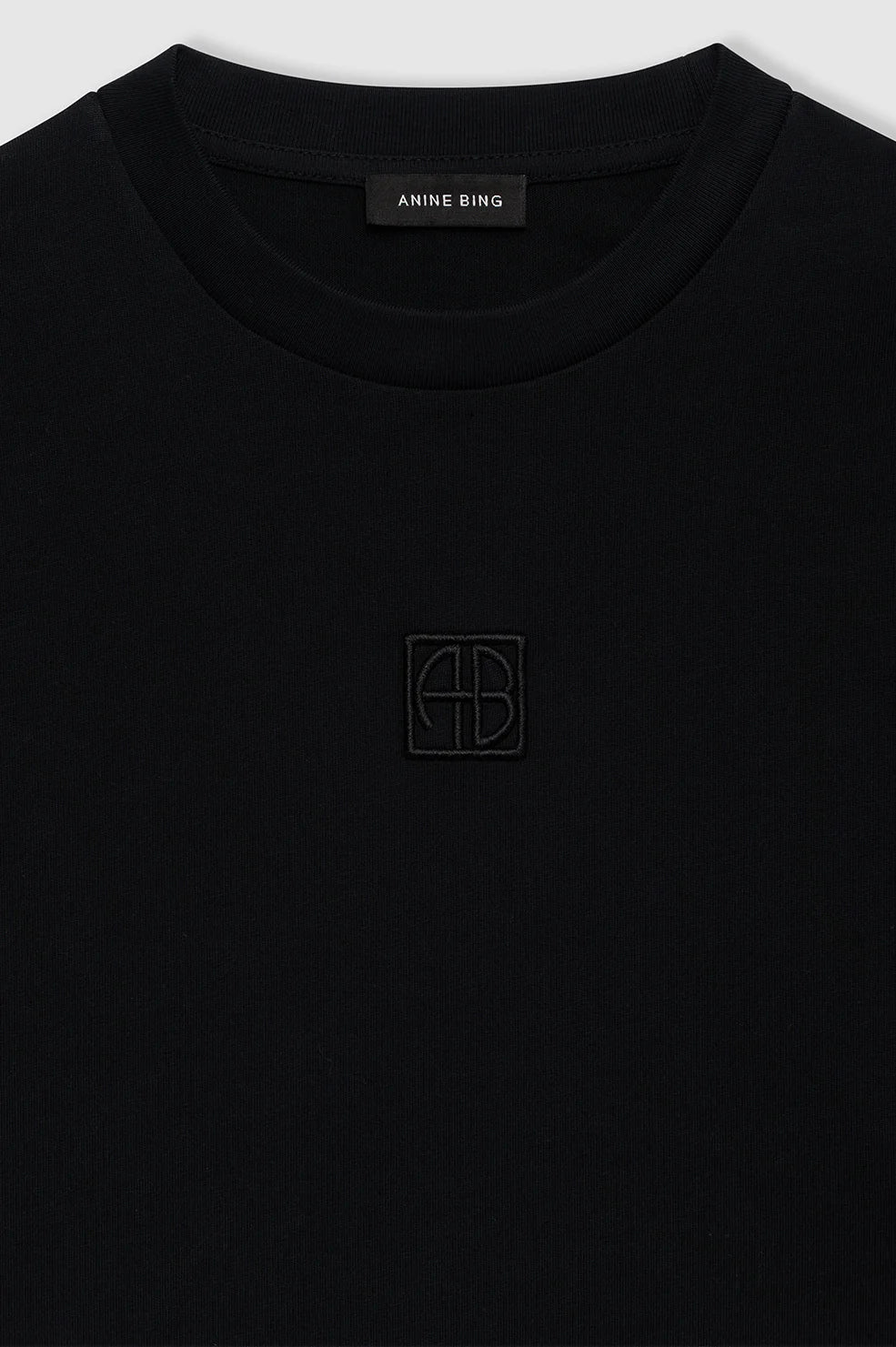 Myers cropped monogram tee