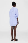 Plaza shirt - blue & white mini stripe