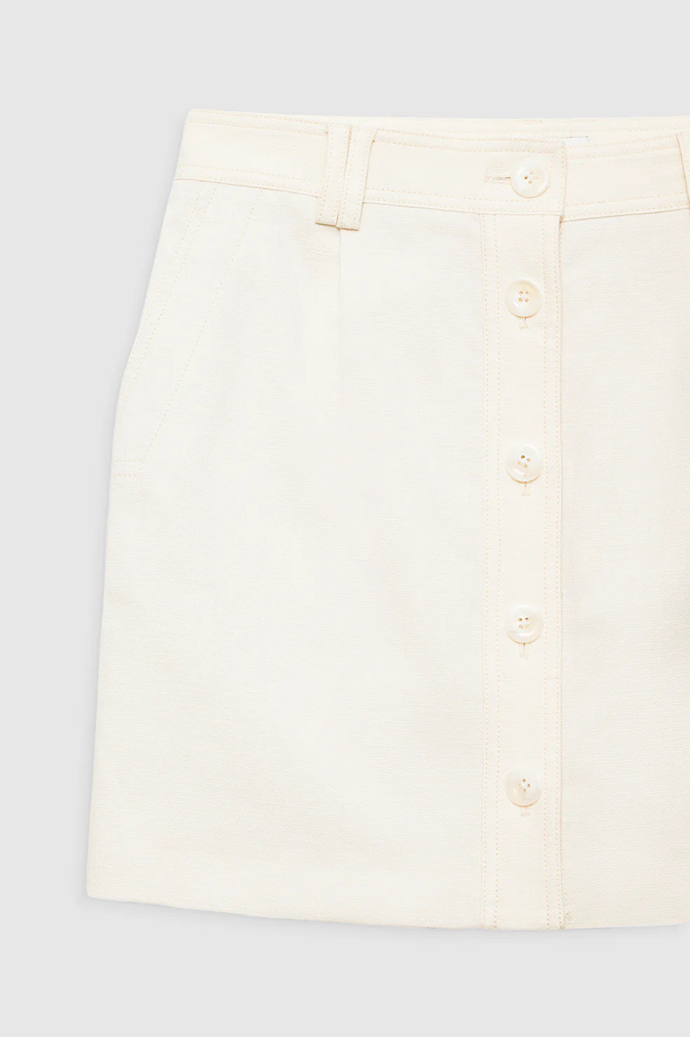 Zaire mini skirt - cream