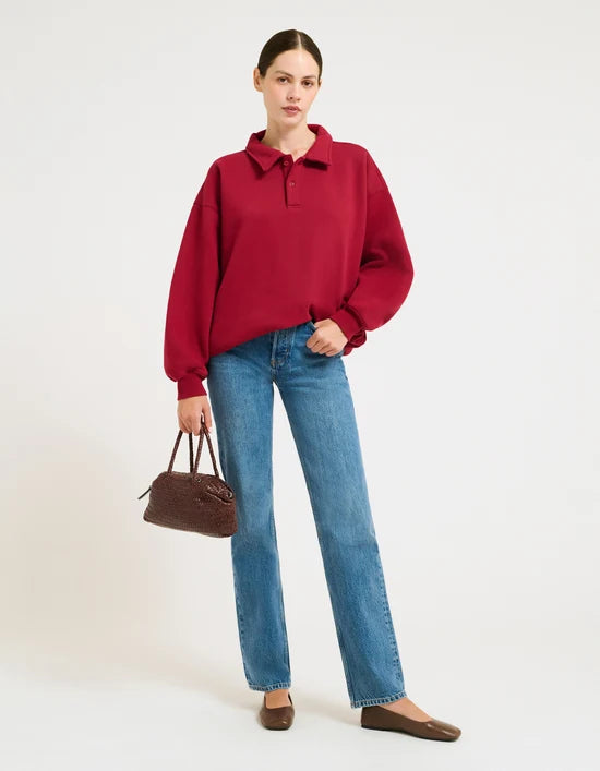 Airport Sweatshirt - Merlot