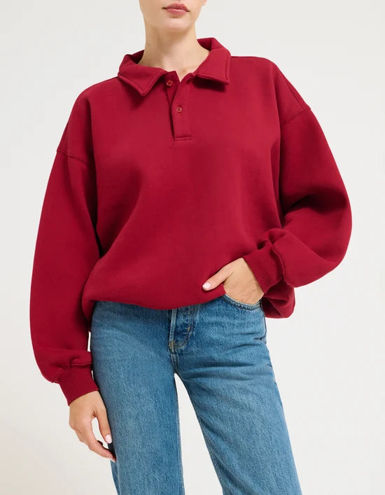 Airport Sweatshirt - Merlot