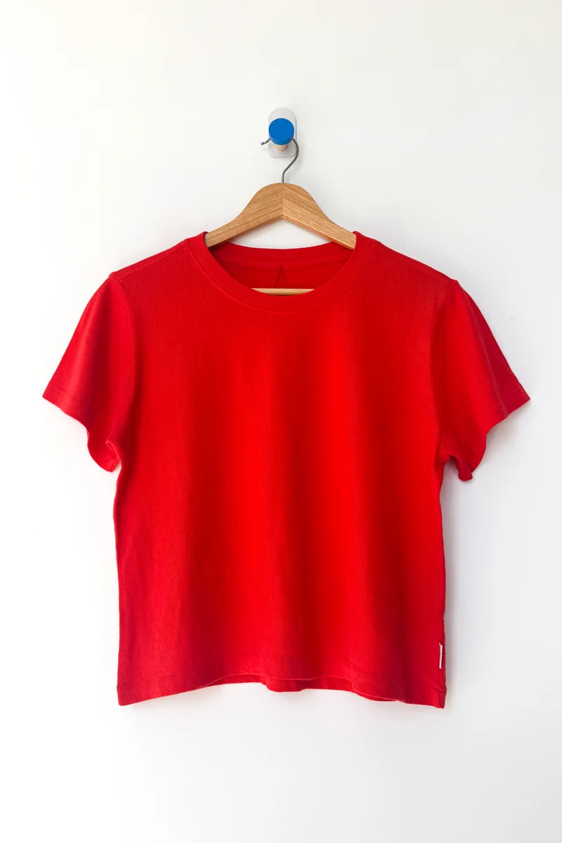 Airy Darling tee - Tomato