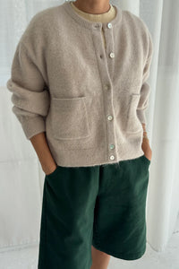 Amélie Alpaca cardi - smoke