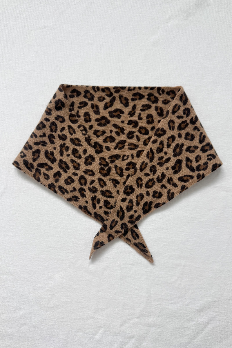cashmere bandana - leopard