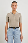 The Court Polo - heather oat