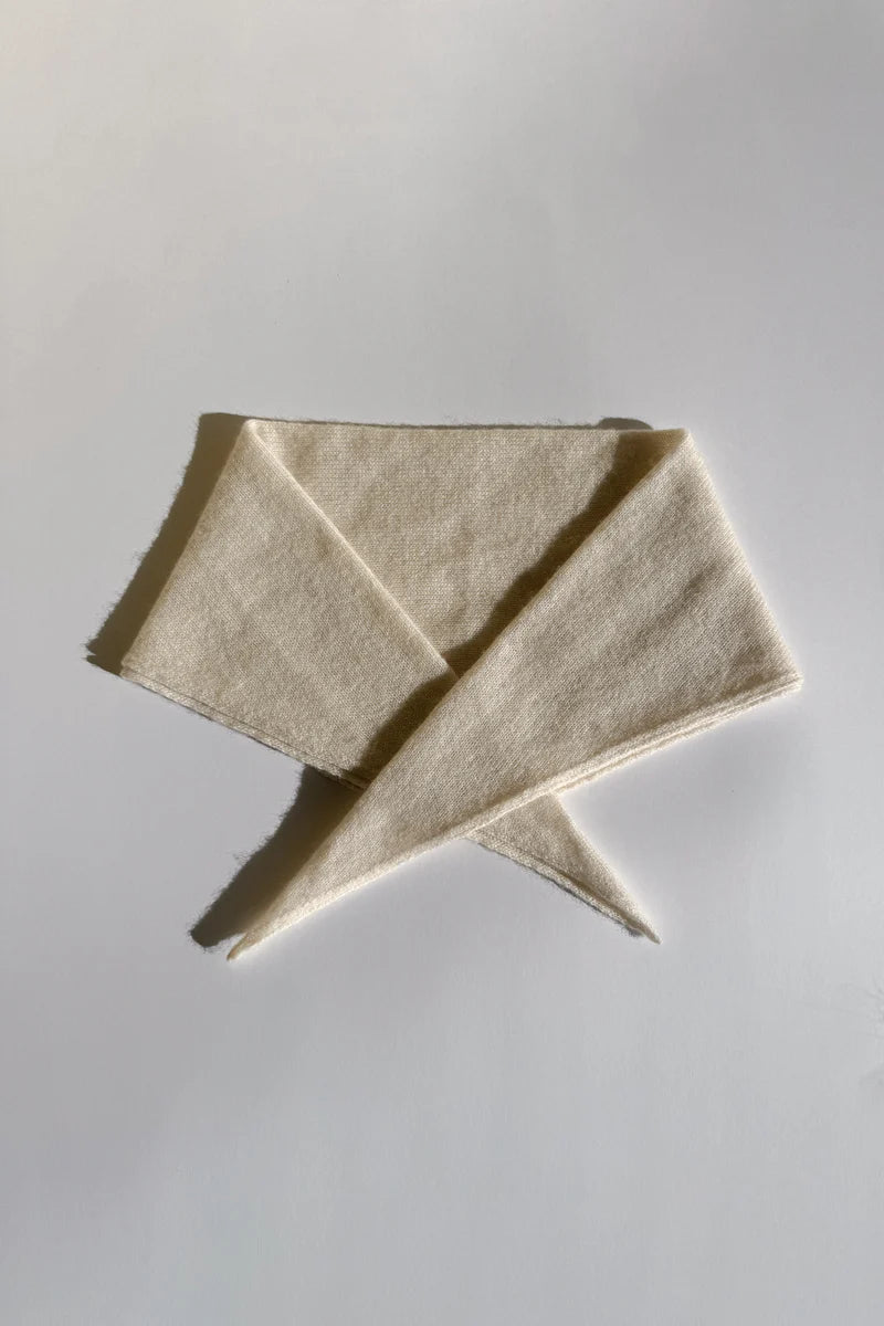 cashmere bandana - oatmeal