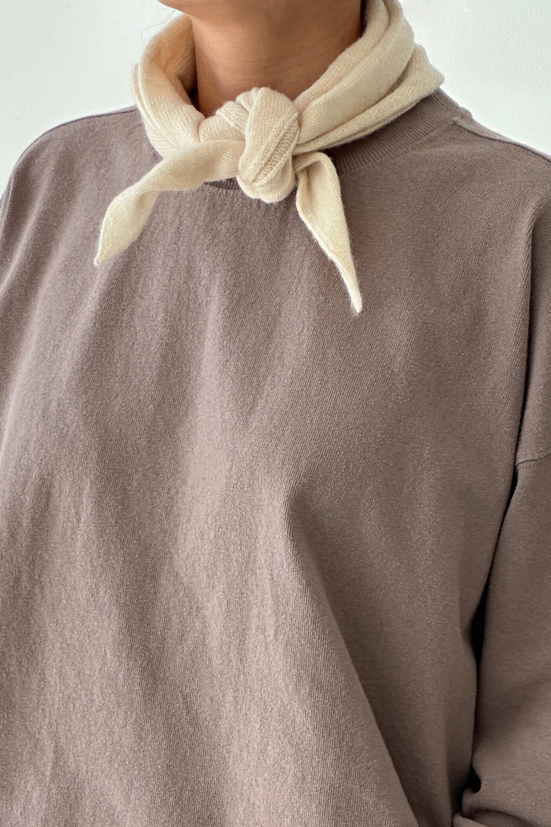 cashmere bandana - oatmeal