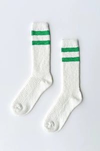 Cottage Varsity socks- green