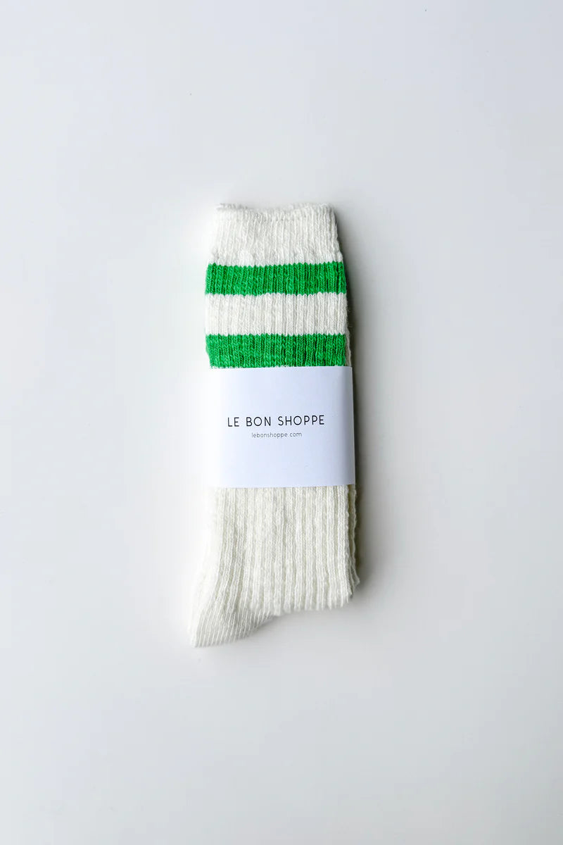 Cottage Varsity socks- green