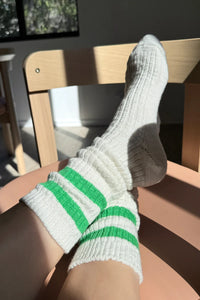Cottage Varsity socks- green