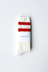 Cottage Varsity socks - red