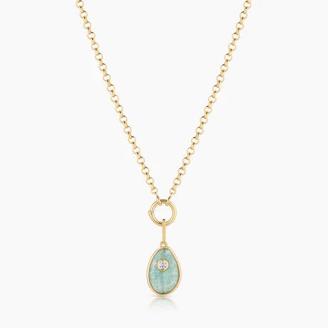 Cowrie Amazonite necklace