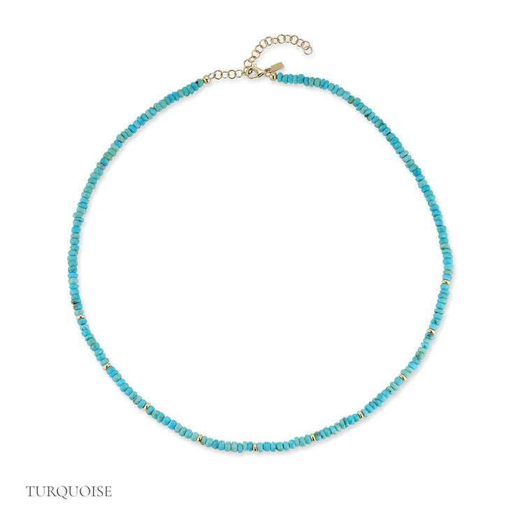turquoise beaded necklace