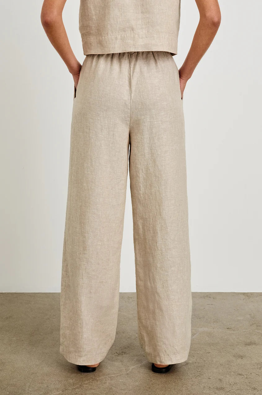 Emmie Pant - heathered flax