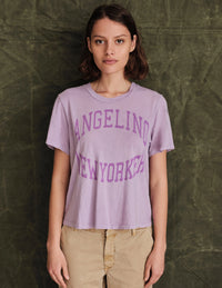 LA NY tee - lavender