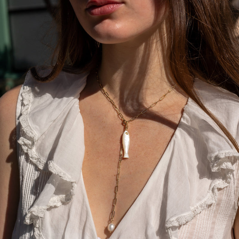 Fortuna Mother of Pearl charm