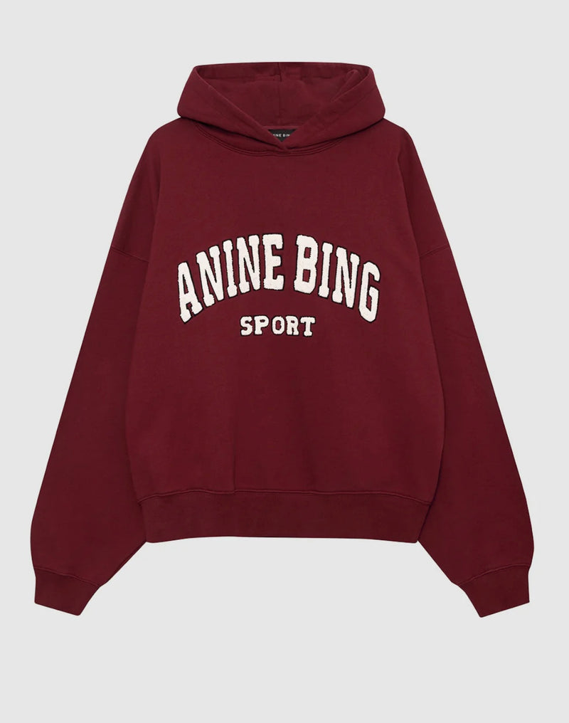 Alec Hoodie Sport - Cabernet