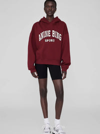 Alec Hoodie Sport - Cabernet